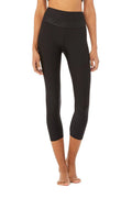 High-Waist Fitness Capri - Black N8152
