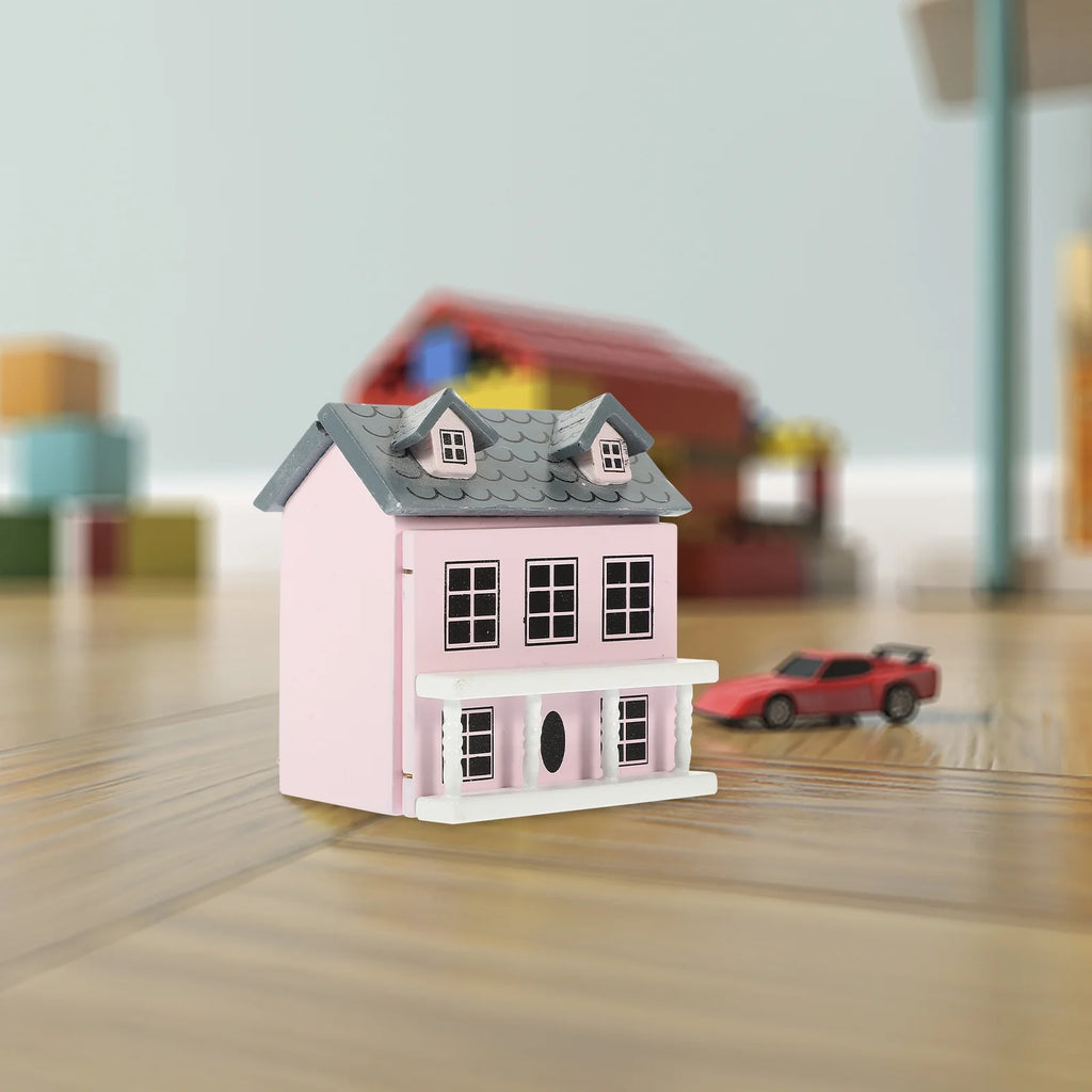 Miniature Wooden Doll House Villa H8558