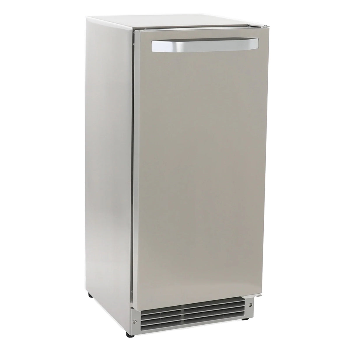 Shallow Depth Outdoor Built-In Undercounter Ice Maker, 15", 25 lbs, Stainless Steel M9539