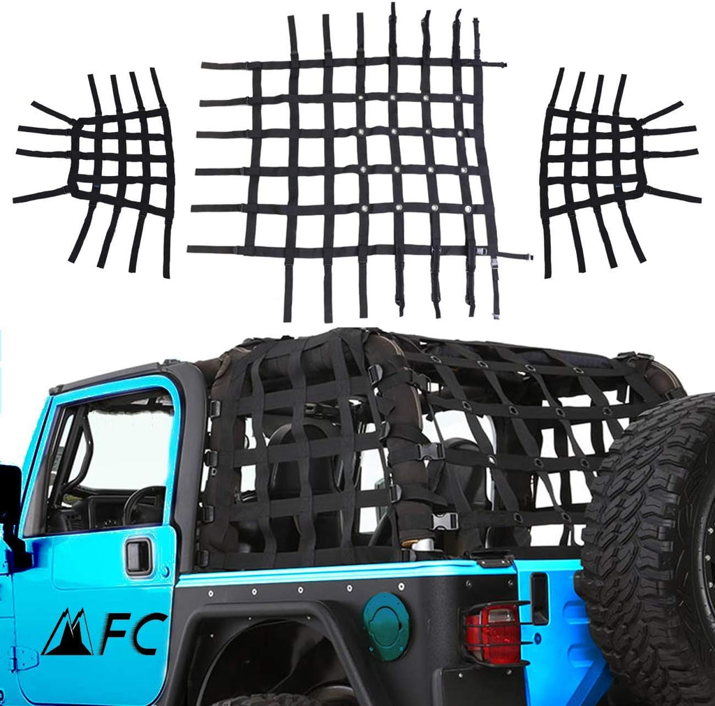 Black Trunk Cargo Mesh Net V2667