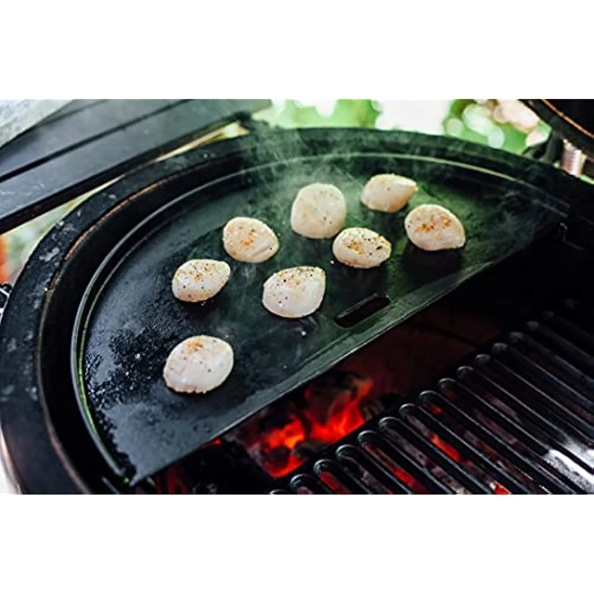 Half Moon Cast Iron Reversible Griddle R884506