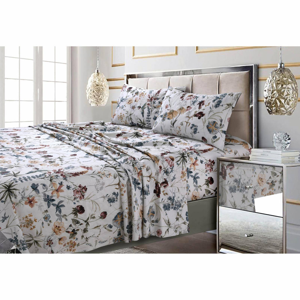 Full Blue Extra Deep Pocket Sheet Set Y1426