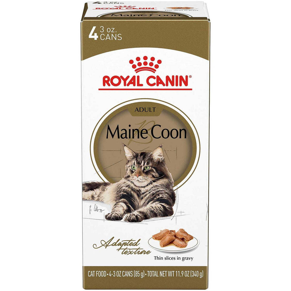 Maine Coon Thin Slices in Gravy Canned Cat Food N90068