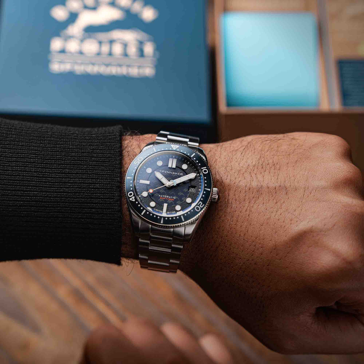Ocean Blue Automatic Watch I859